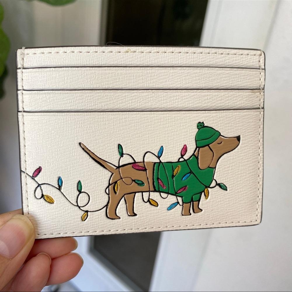 Rare/ special edition  Kate Spade Claude Dachshund card holder